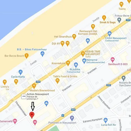 Apartment Groot Terras I Luxe I Tot 4 Personen I 50m De Dijk I Nieuwpoort-bad Nieuwpoort